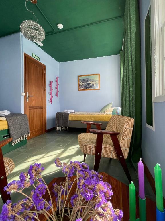 Posezení v ubytování Hostal Bubango