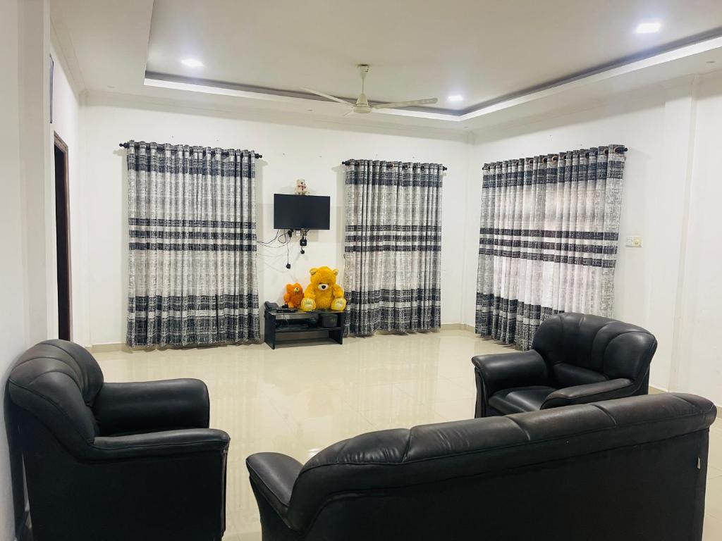 Posezení v ubytování Jaffna Nest