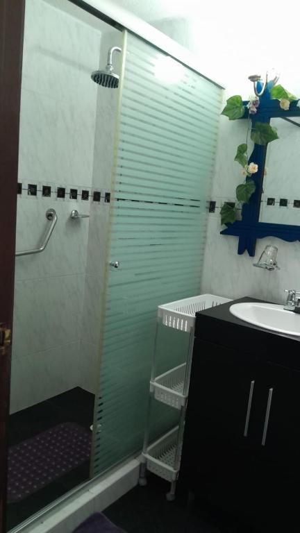 Koupelna v ubytování Apartaestudio tipo cabaña