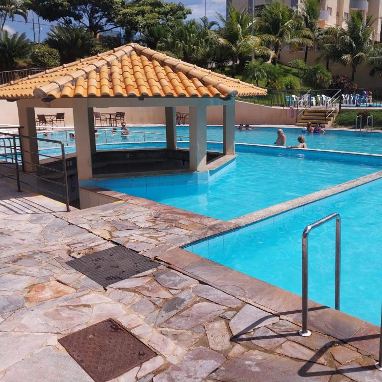 Bazén v ubytování Golden douphin grand hotel nebo v jeho okolí