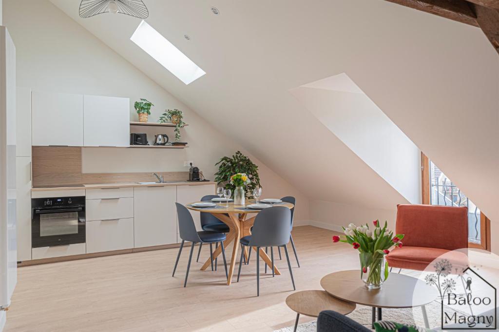 Η κουζίνα ή μικρή κουζίνα στο Chez Groot - à 5 min de Disneyland Paris