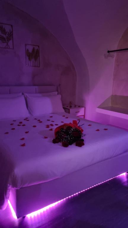Postel nebo postele na pokoji v ubytování Luxy Gargano Suite