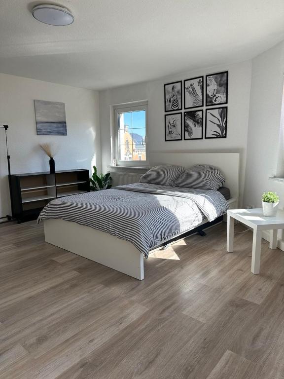 Postel nebo postele na pokoji v ubytování Rooms in Dresden