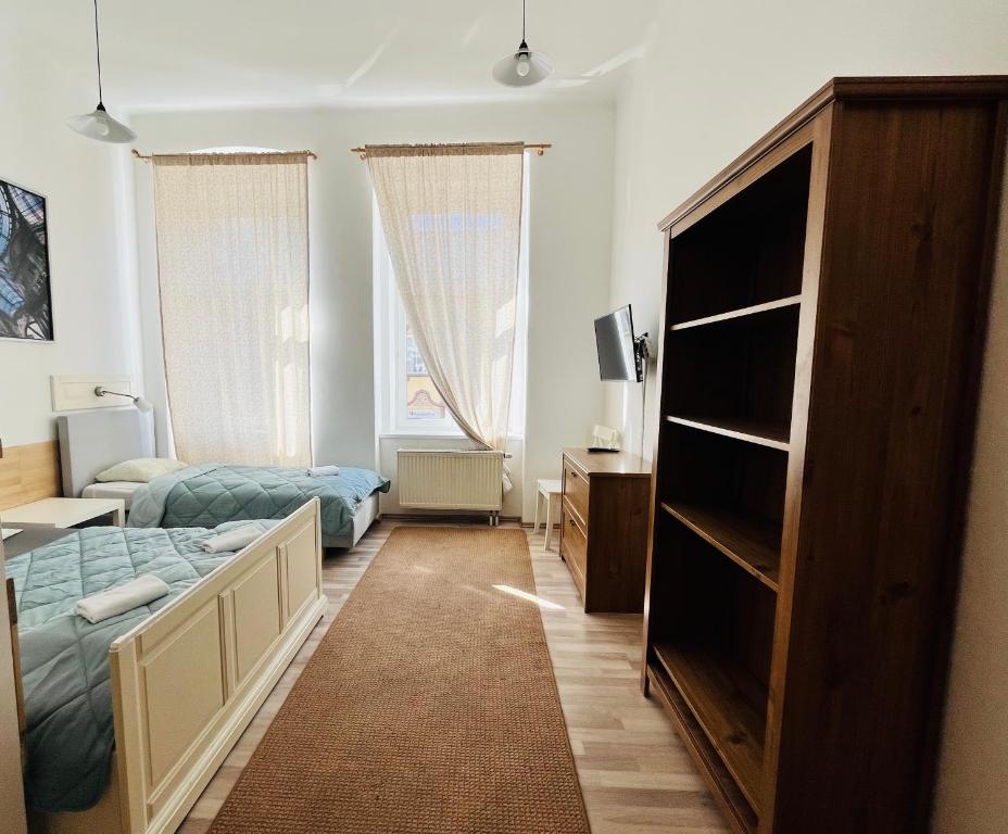 TV a/nebo společenská místnost v ubytování Art HOTEL