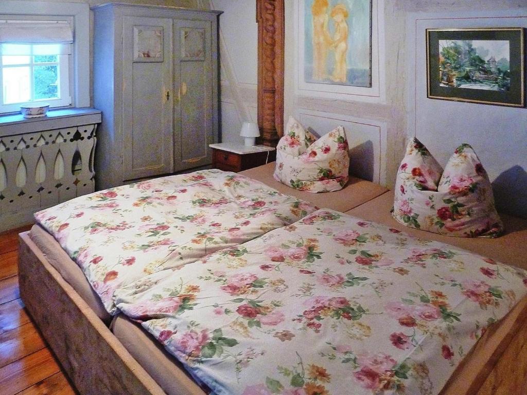 Postel nebo postele na pokoji v ubytování Ferienwohnung, Friedrichroda