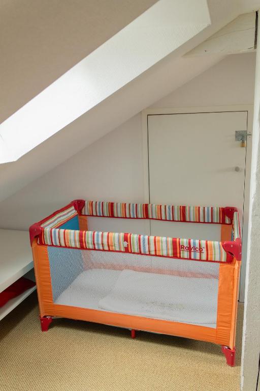 Posteľ alebo postele v izbe v ubytovaní City center duplex loft