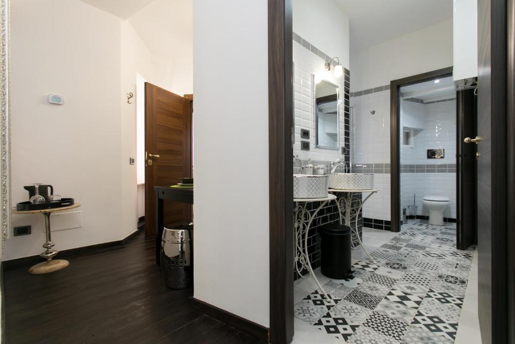 Koupelna v ubytování Aparthotel Dei Mercanti