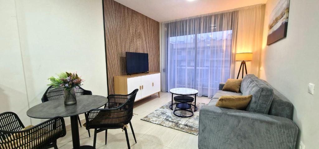TV a/nebo společenská místnost v ubytování Apartament La Rapita