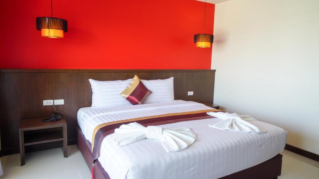 Postel nebo postele na pokoji v ubytování VISA Hotel Hua Hin - SHA Plus