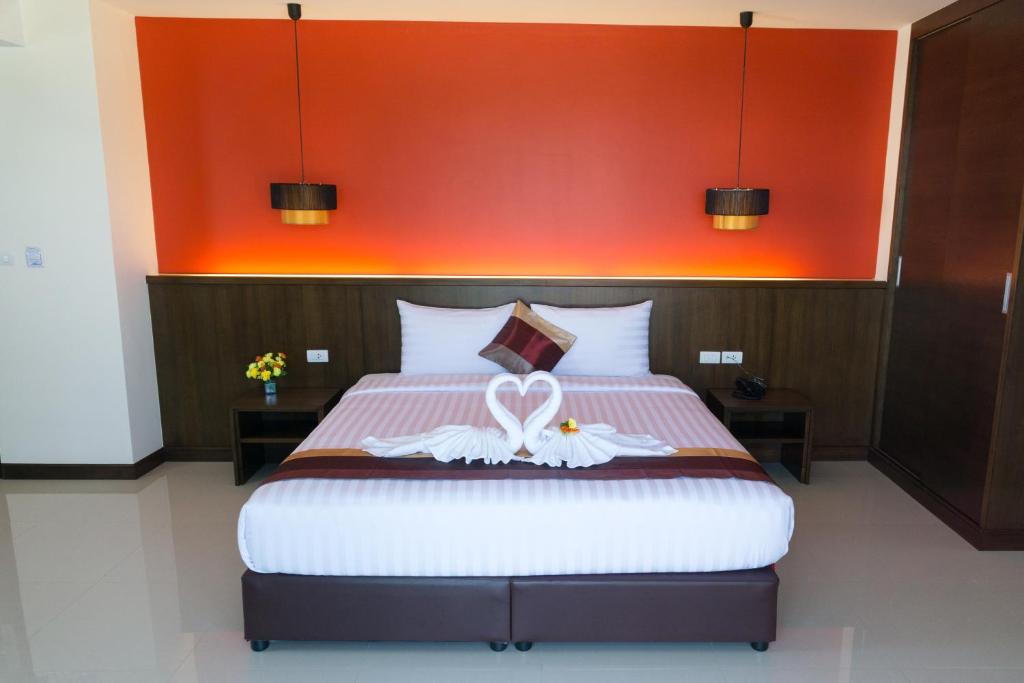 Postel nebo postele na pokoji v ubytování VISA Hotel Hua Hin - SHA Plus