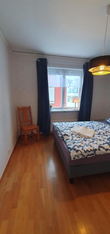 Postel nebo postele na pokoji v ubytování Ferienstuga Lappland Kristineberg