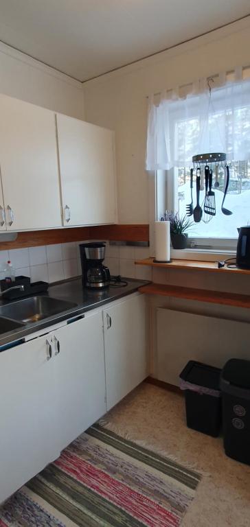 Kuchyň nebo kuchyňský kout v ubytování Ferienstuga Lappland Kristineberg
