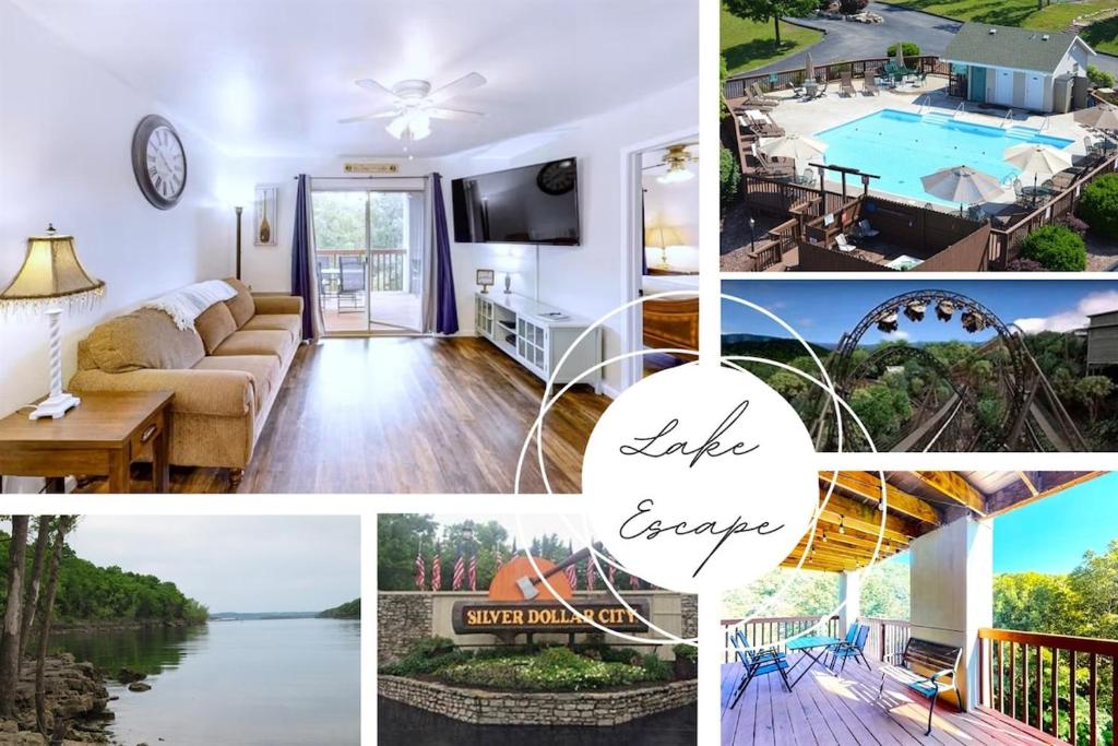 ブランソンにあるThe Cove 21-3 By SDC, Big Deck, Pool, Hot Tub, By Lake, No Stairsのプール付きの家写真集