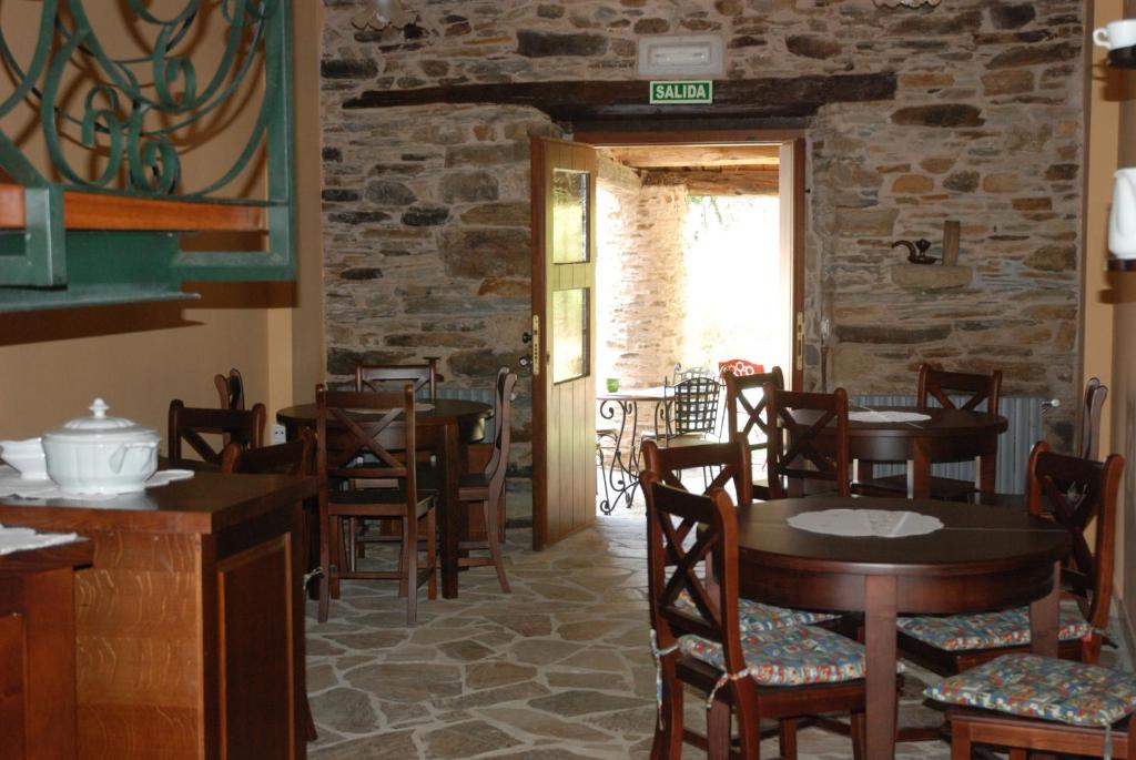 Restaurace v ubytování La Casona de Amaido