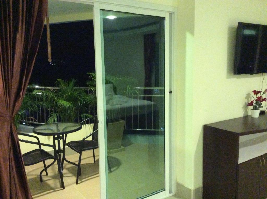 Balkón nebo terasa v ubytování Smile Residence