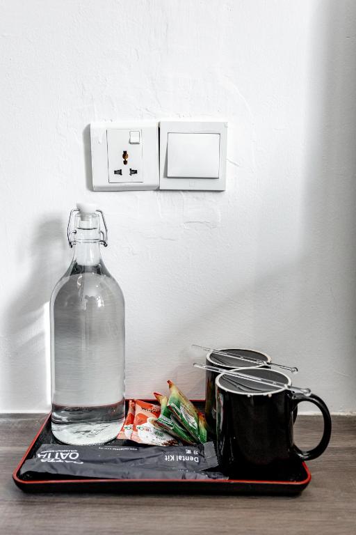 Utensilios para hacer té y café en Earnest Hotel Georgetown