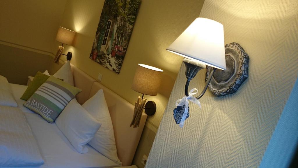 Postel nebo postele na pokoji v ubytování Hotel Villa Verde