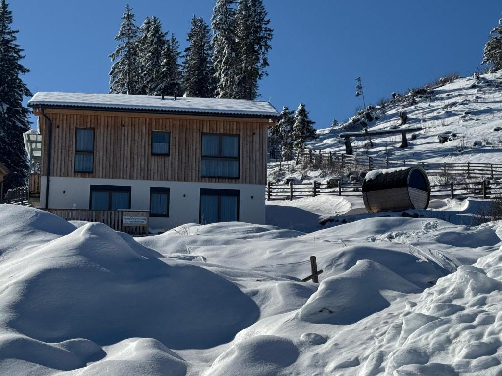Berglisl - direkt an der Schipiste! Neue Ferienwohnung mit Sauna v zimě