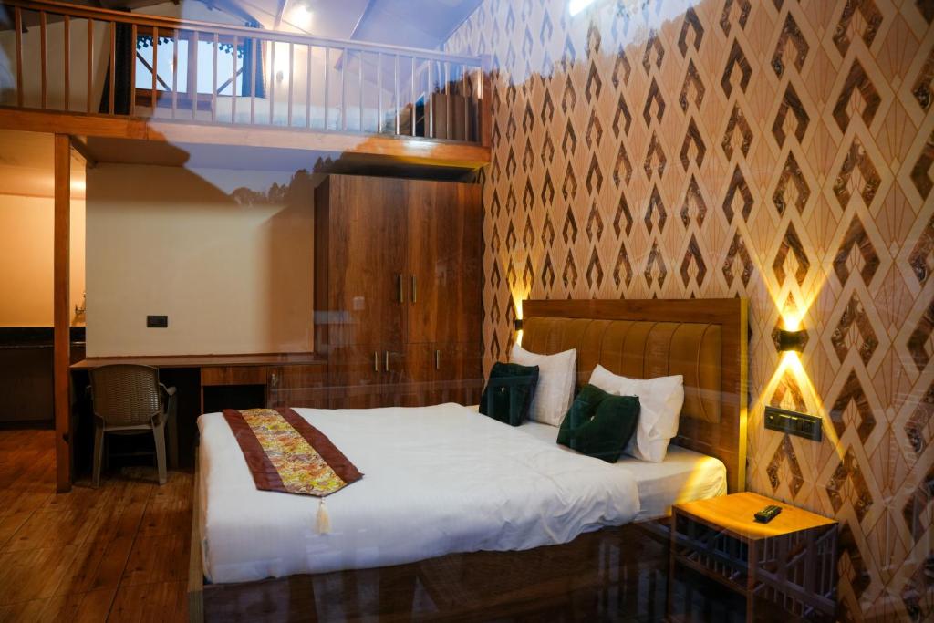 Postel nebo postele na pokoji v ubytování Monal Meadows