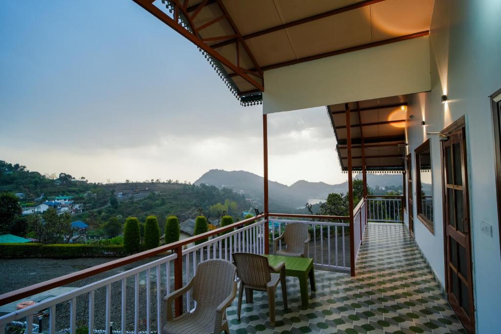 Nespecifikovaný výhled na hory nebo výhled na hory při pohledu z bed and breakfast