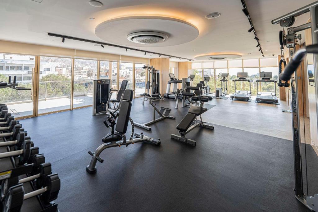 Fitness centrum a/nebo fitness zařízení v ubytování DoubleTree by Hilton Hotel Aqaba