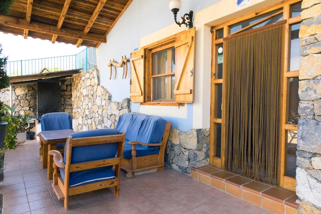 Patio nebo venkovní prostory v ubytování Casa Mistral - Complejo Rural Los Cuatro Vientos