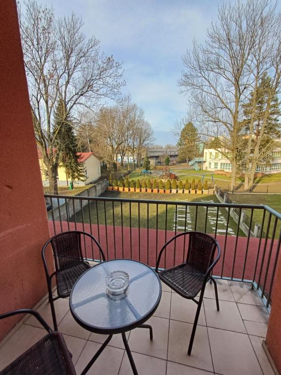 Balkón nebo terasa v ubytování Ubytovaní U Dvora