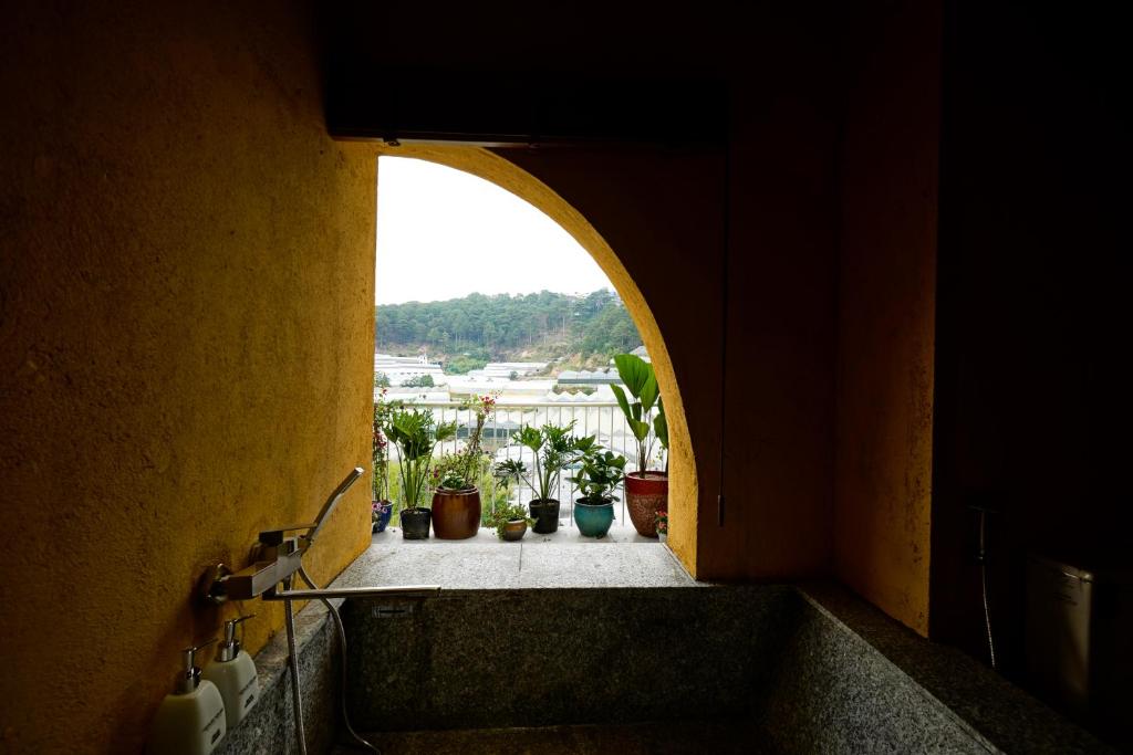Ban công/sân hiên tại Nexus House An Son Da Lat