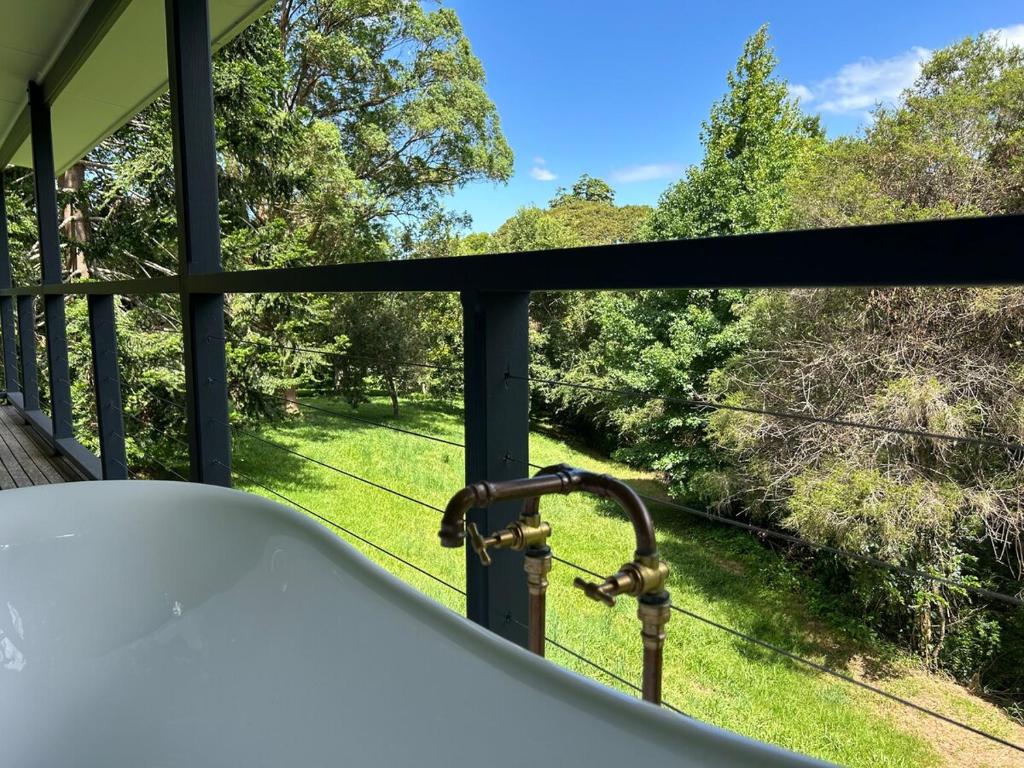 Μπαλκόνι ή βεράντα στο North Bank Cottage