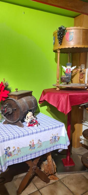 Postel nebo postele na pokoji v ubytování Gîte et chambres d'hôtes Les Framboises