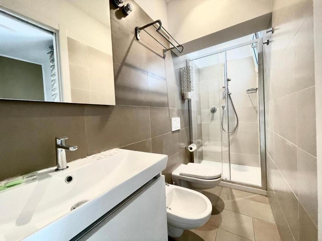 Koupelna v ubytování Hotel Quisisana