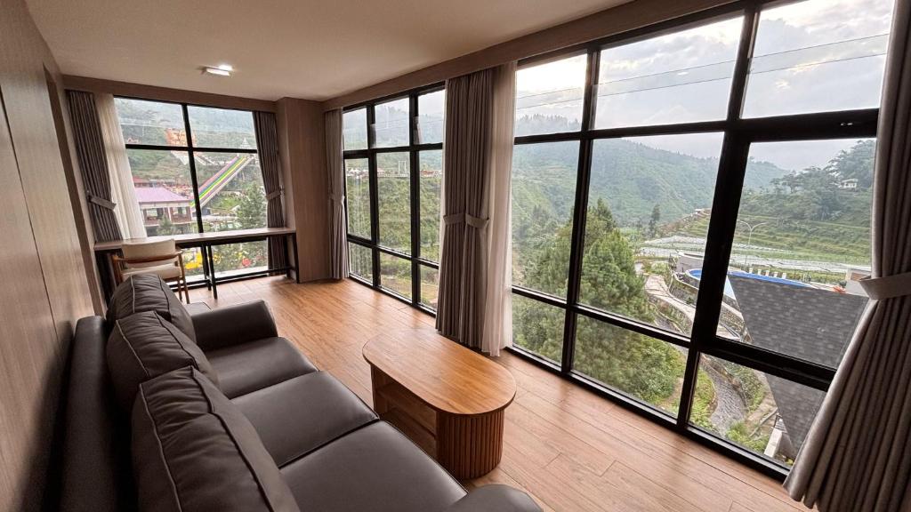 Posezení v ubytování Gulala Azana Hotel & Resort Guci Tegal