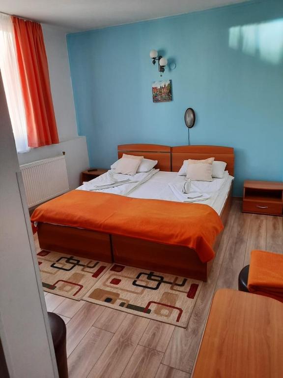 Postel nebo postele na pokoji v ubytování Pensiunea Paco