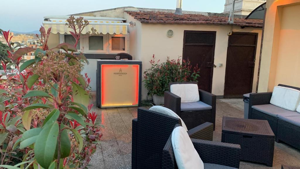 Posezení v ubytování Hotel Indipendenza