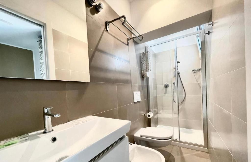 Koupelna v ubytování Hotel Quisisana