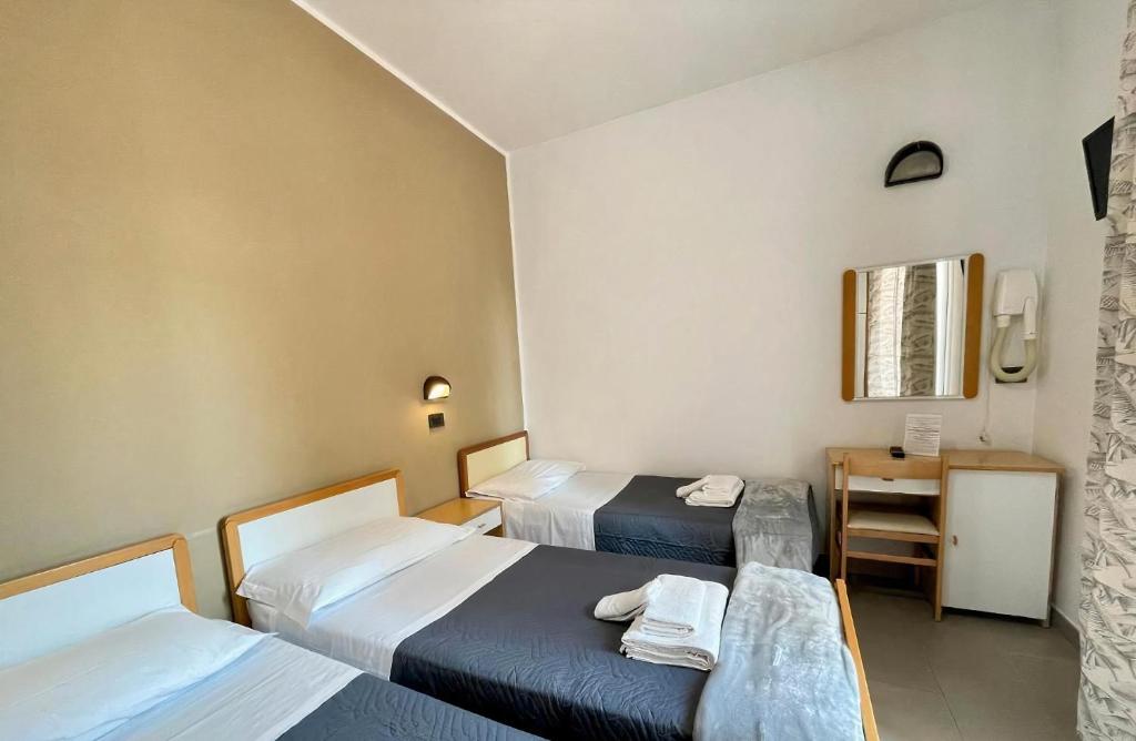 Postel nebo postele na pokoji v ubytování Hotel Quisisana