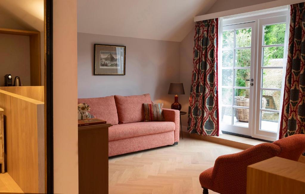 Posezení v ubytování Relais & Chateaux Hotel Landgoed Het Roode Koper