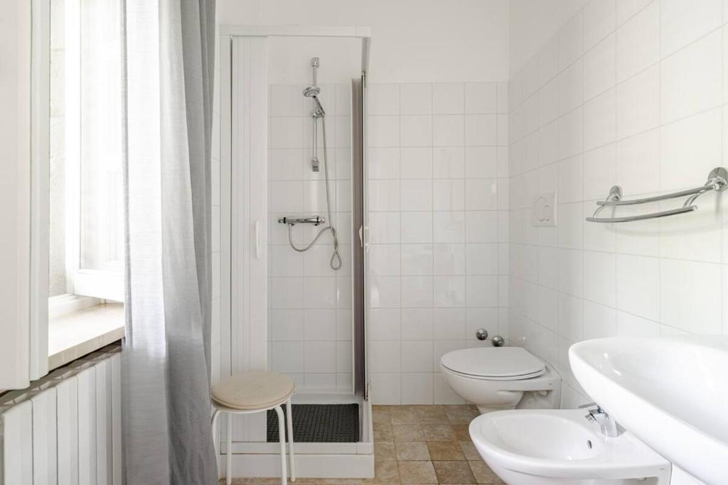 Koupelna v ubytování Villa Vittoria B&B