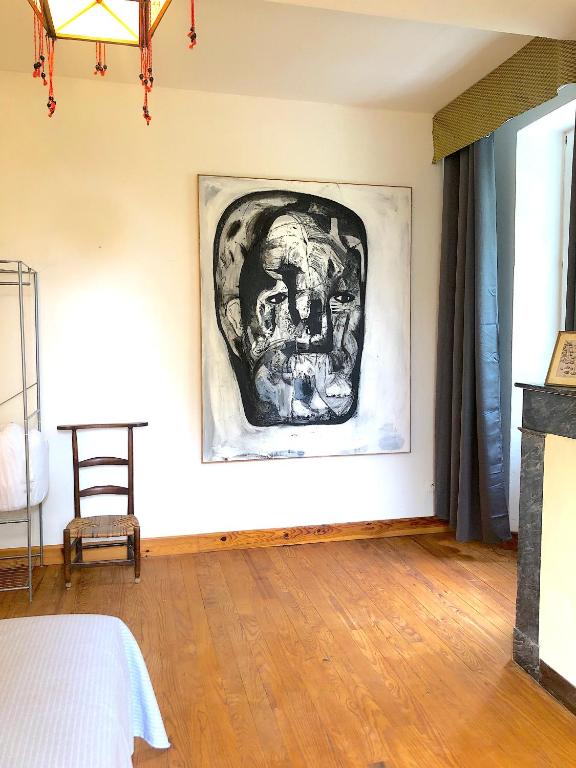Postel nebo postele na pokoji v ubytování Domaine Le Berdoy