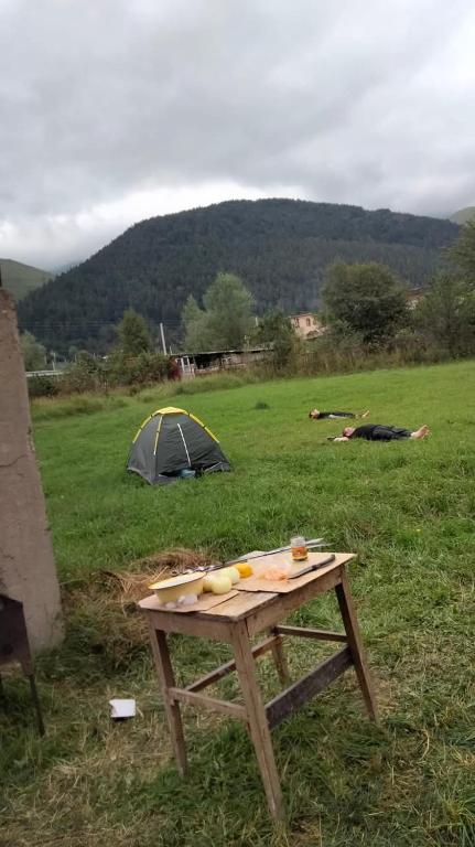 Příroda nedaleko luxury tent