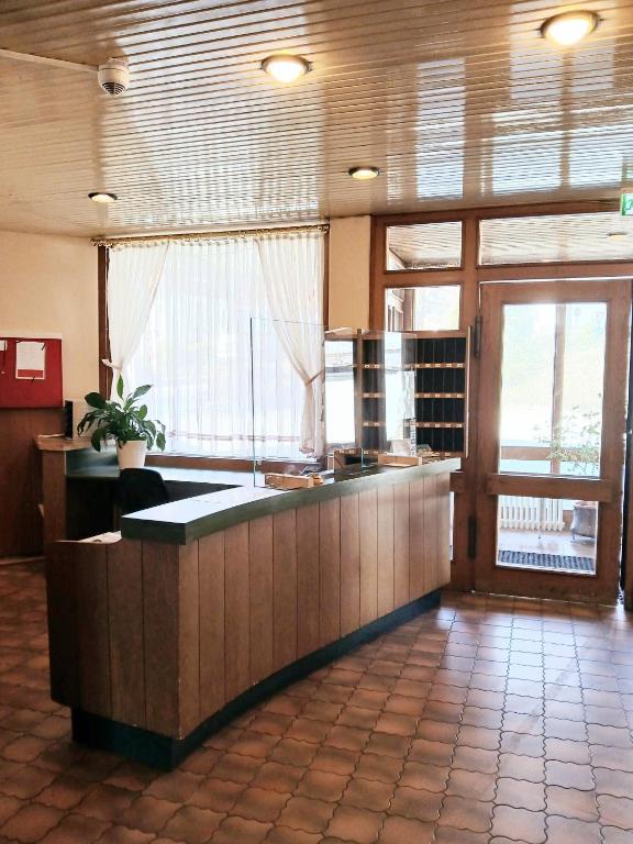 Kuchyň nebo kuchyňský kout v ubytování Hotel Hahnenkleer Hof