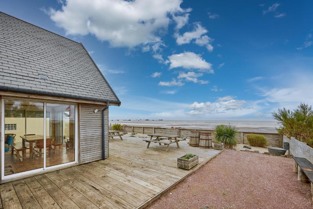 Maison avec Terrasse - Vue sur Plage dans l'établissement La Villa des Marées - Front de mer, à Asnelles