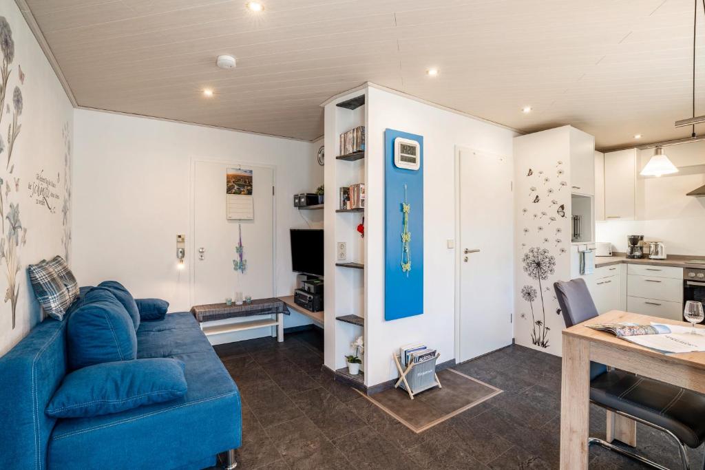 Kuchyň nebo kuchyňský kout v ubytování Ferienwohnung Huschle