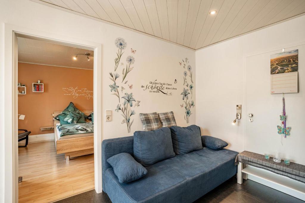 Posezení v ubytování Ferienwohnung Huschle