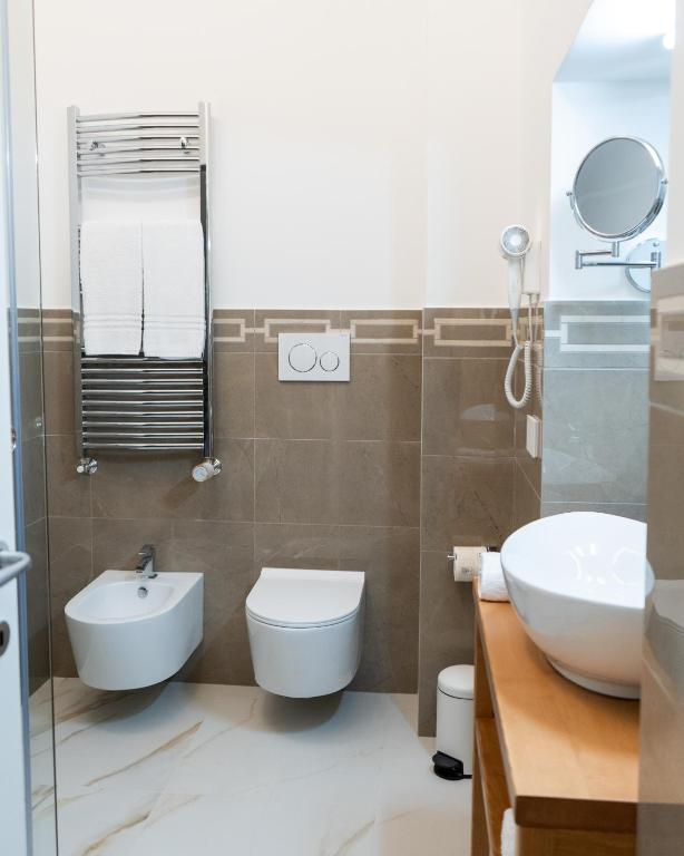 Koupelna v ubytování Hotel Diana
