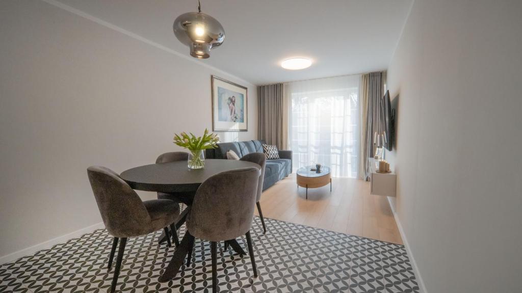 Et opholdsområde på Apartmán Donizetti D 10