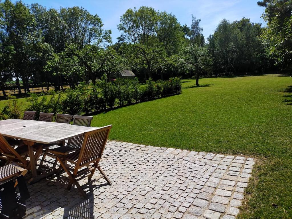 Zahrada ubytování Domaine du Manoir de Vains