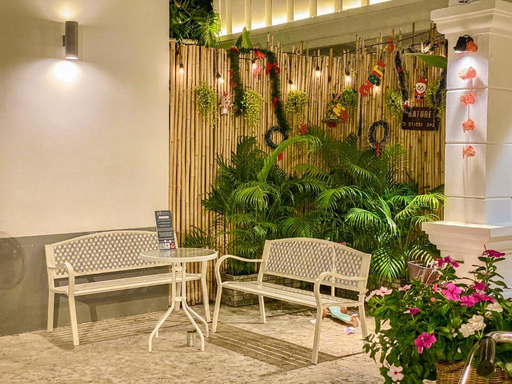 Zahrada ubytování Muni Residence & Spa