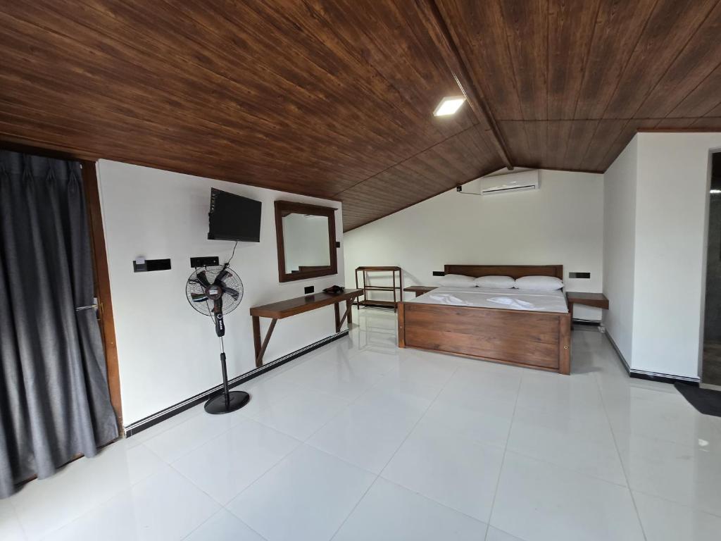 TV a/nebo společenská místnost v ubytování Lion See Hotel - Sigiriya