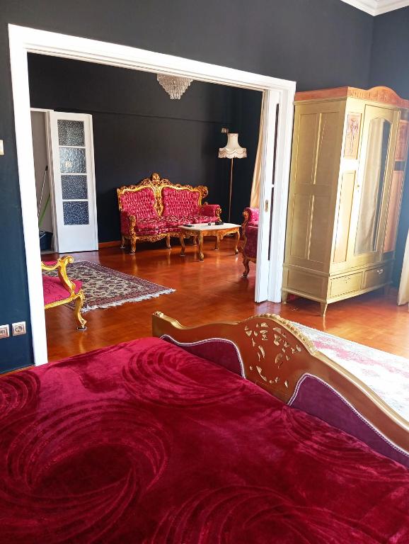 Posezení v ubytování IRIS baroque apartment